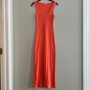 Heart Hips Chic Body-con Melon Maxi Dress Size L